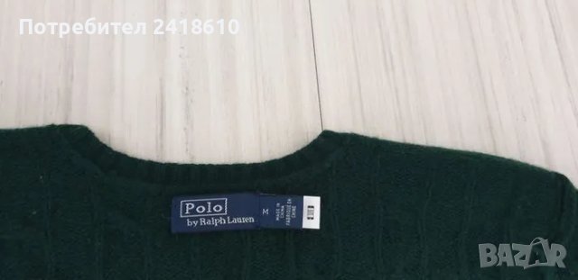 POLO Ralph Lauren Cable Wool / Cashmere V - Neck Womens Size M НОВО! ОРИГИНАЛ! Дамски Пуловер!, снимка 15 - Блузи с дълъг ръкав и пуловери - 48071040