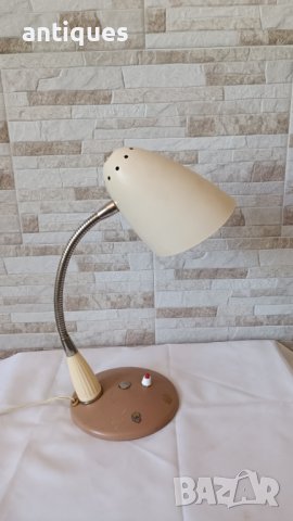 Метална полска лампа за бюро №30 - настолна - Антика