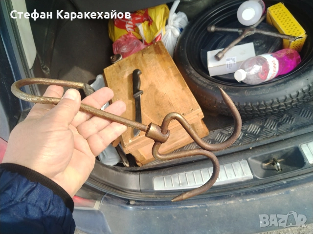 Испански Марков нож за дране и ченгел , снимка 4 - Ножове - 53402309