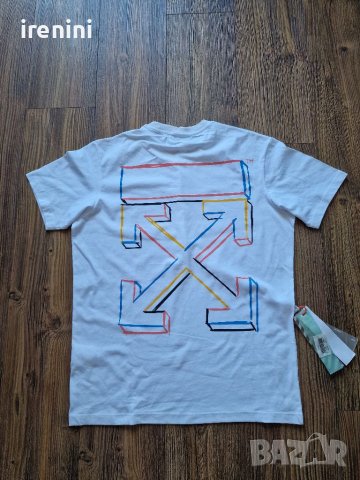 Страхотна мъжка тениска OFF WHITE  размер XL,  нова с етикет 