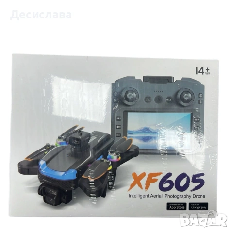 Дрон XF605 Intelligent Aerial Photography с LCD контролер, снимка 6 - Дронове и аксесоари - 53530437