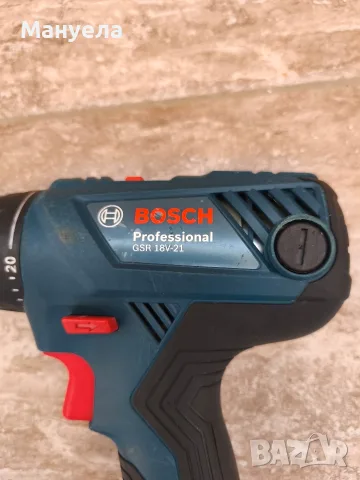 Винтоверт Bosch GSR 18V-21, снимка 4 - Винтоверти - 56394387
