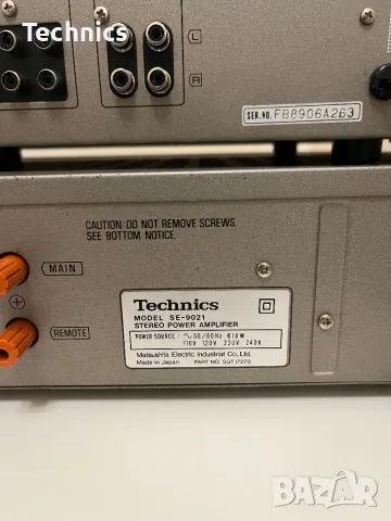 Technics se-9021 комплект , снимка 11 - Ресийвъри, усилватели, смесителни пултове - 48898957