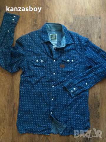 g-star rco cowboy opposing shirt - страхотна мъжка риза КАТО НОВА, снимка 6 - Ризи - 34803862
