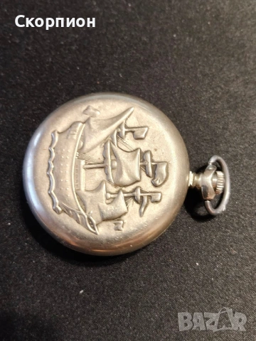 Джобен часовник - Молния - СССР - КОРАБ - Промоция, снимка 6 - Джобни - 49241222