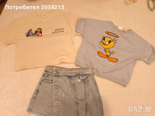 Дънкова пола, рокля , сет ZARA, снимка 8 - Детски рокли и поли - 53787401