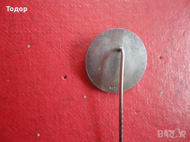 Сребърен моряшки знак значка сребро 925 емайл 2, снимка 4 - Колекции - 41654501