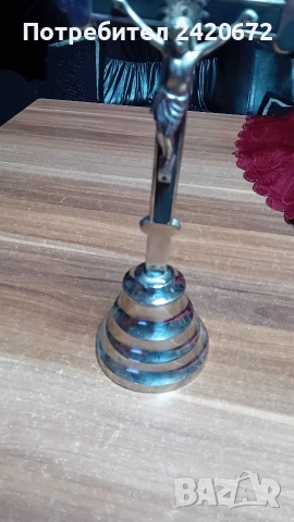 настолен кръст с разпятие, снимка 3 - Други ценни предмети - 52571043