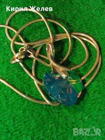 ИЗИСКАН КРИСТАЛЕН СРЕБЪРЕН АРТ МЕДАЛЬОН със СРЕБЪРНА ВЕРИЖКА СРЕБРО 925 БУТИКОВО БИЖУ ИТАЛИЯ 38266, снимка 2 - Колиета, медальони, синджири - 40940676