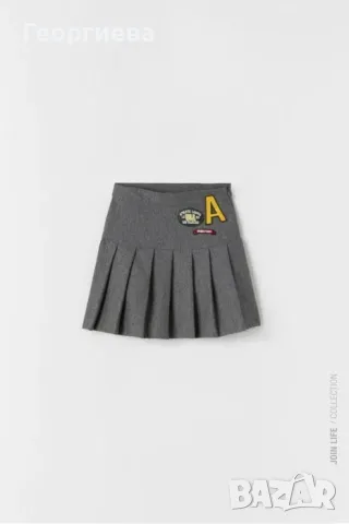 Детска плисирана пола Zara, снимка 2 - Детски рокли и поли - 55873656