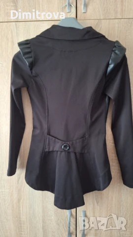 Черно официално сако, снимка 4 - Сака - 50926225