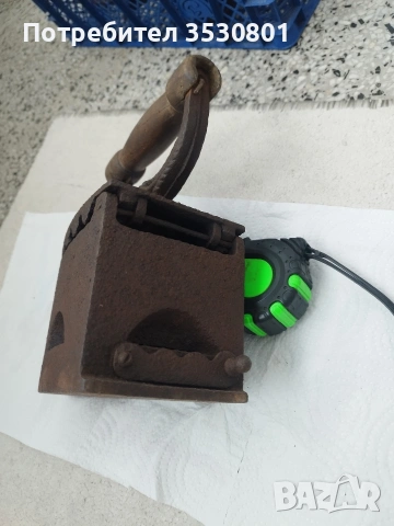 Стара автентична ютия на жар , снимка 5 - Други ценни предмети - 53455005