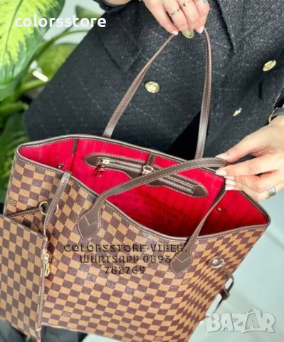 Чанта Louis Vuitton Neverfull кодSG35Y, снимка 2 - Чанти - 44681828