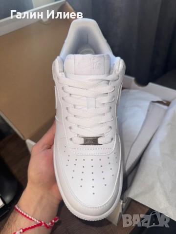 NIKE обувки Air Force 1 '07 White, снимка 5 - Маратонки - 53766877