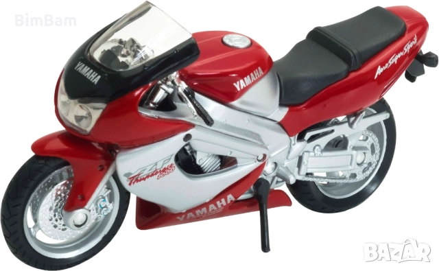 Колекционерски метален мотор Yamaha 2001 YZF1000R Thunderace / Welly