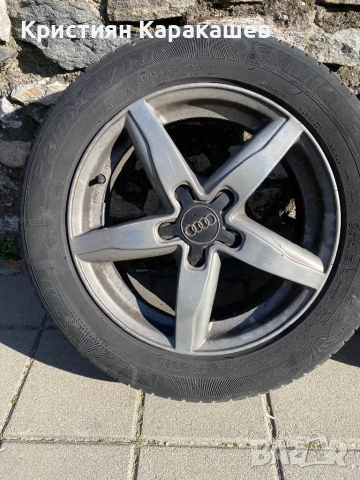 4БР Джанти 16 цола за Ауди с летни гуми , снимка 2 - Гуми и джанти - 52435716