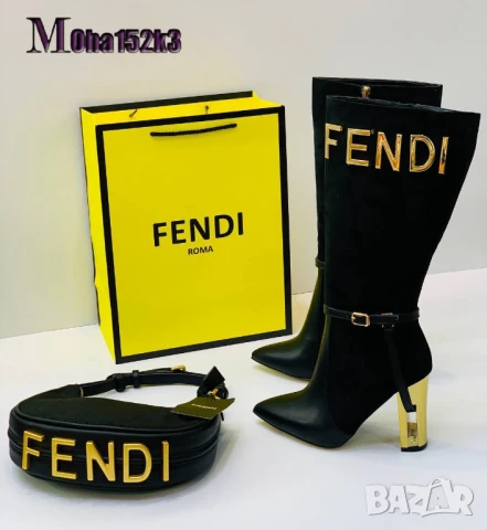 Ботуши fendi, снимка 5 - Дамски ботуши - 50761360