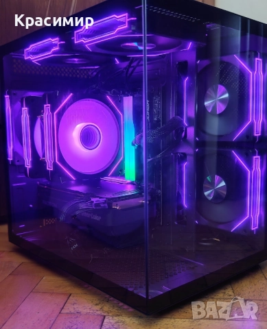 Мини Гейм PC Ryzen 5 7500f,AMD 9060xt 16gb,32gb ddr5, 1tb nvme,2tb hdd, снимка 2 - Геймърски - 52674603