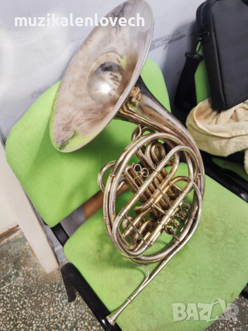 Lignatone French Horn 4RV made in Czechoslovakia - Валдхорна Френска Хорна /ОТЛИЧНА/, снимка 3 - Духови инструменти - 44714021