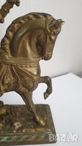 Стара бронзова фигура, снимка 4 - Антикварни и старинни предмети - 41904887