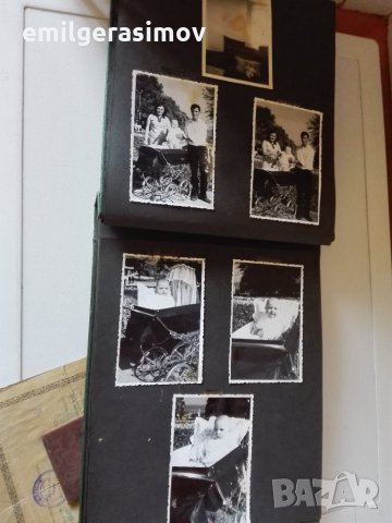  Стар албум със снимки и стари документи., снимка 10 - Антикварни и старинни предмети - 33819757