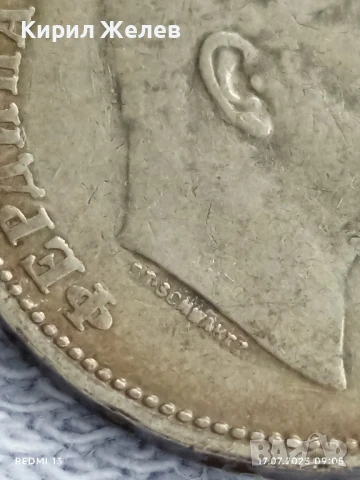 Сребърна монета 1 лев 1910г. Царство България Цар Фердинанд първи за КОЛЕКЦИЯ 44335, снимка 9 - Нумизматика и бонистика - 51047286