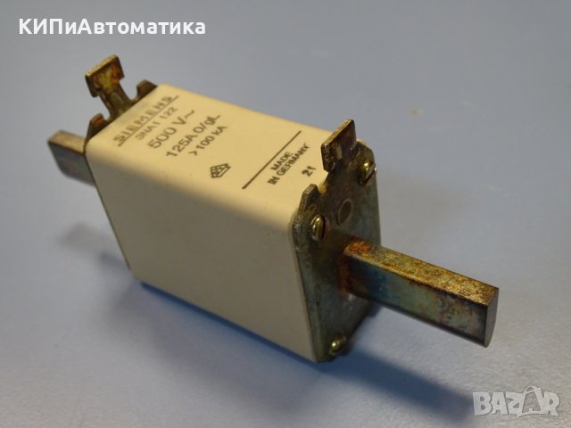 предпазител Seimens 3NA1 122 Fuse 500V, снимка 2 - Резервни части за машини - 42539917