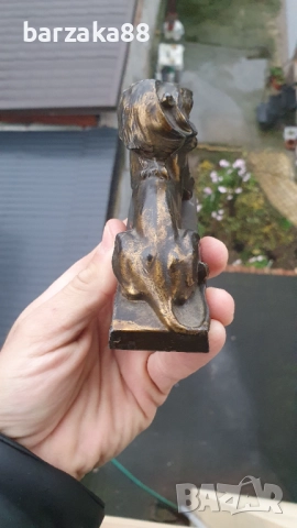 Стара фигура на Лъв с позлата, снимка 6 - Колекции - 52612154