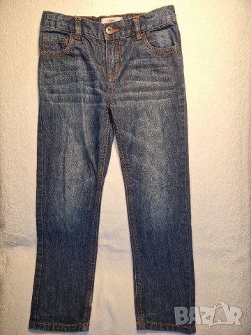 6-7г 122см Панталон тип Дънки Waikiki тъмно сини прави крачоли без следи от употреба, снимка 1