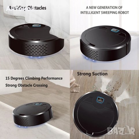 Смарт прахосмукачка робот с UV лампа, снимка 6 - Друга електроника - 41549781