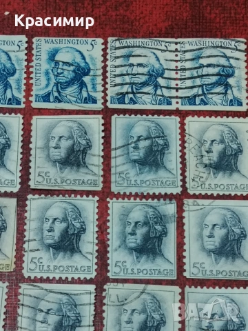 ПОЩЕНСКИ МАРКИ САЩ , снимка 2 - Филателия - 53075891