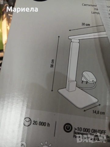 LED Настолна лампа / USB За зареждане / Димиране, снимка 5 - Лед осветление - 53605997