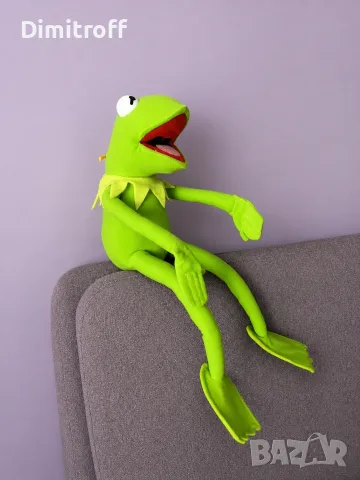 Винтидж плюшен Кърмит – The Muppets, NANCO, 43 см, снимка 3 - Плюшени играчки - 55802856