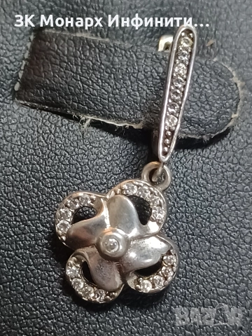 Сребърни Обици , снимка 3 - Обеци - 52683922