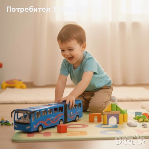 Истински автобус в мини вариант – радост за всяко дете Inertia Luxury Bus, снимка 4 - Коли, камиони, мотори, писти - 52354284