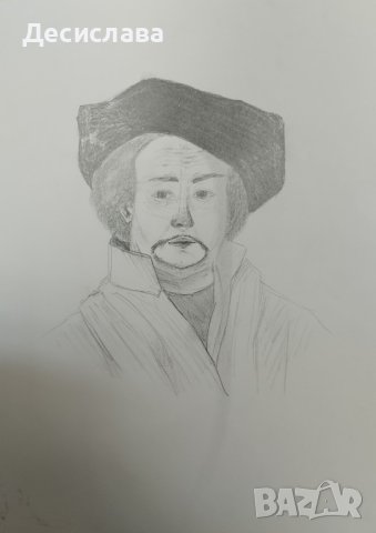 Рисунка с молив Рембранд авторска рисунка