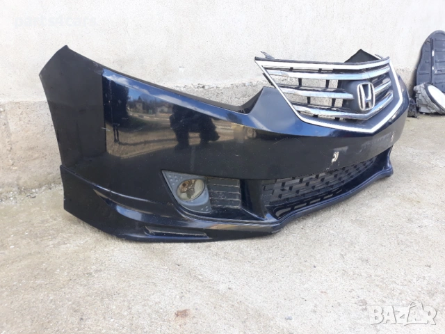 предна броня за хонда акорд 8 08-11 с маска решетка халогени HONDA ACCORD VIII, снимка 2 - Части - 53671887
