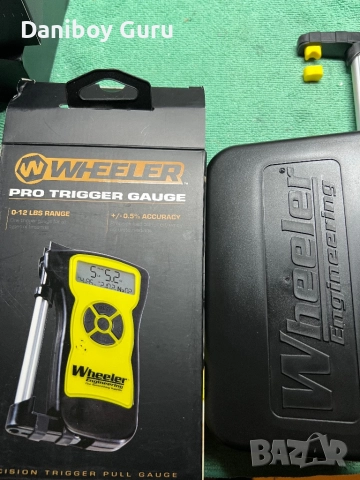 Уред за измерване усилието на спусък Battenfeld Wheeler, снимка 6 - Оборудване и аксесоари за оръжия - 52683626