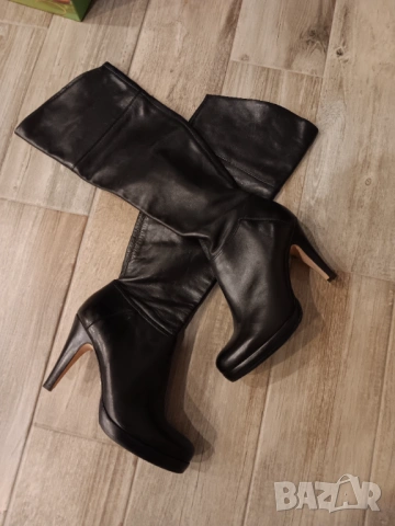 Нови!Buffalo Луксозни ботуши/чизми естествана кожа, снимка 2 - Дамски ботуши - 53778315