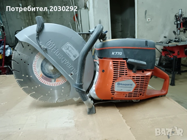 Бензинов фугорез Husqvarna Construction K 770 OilGuard, 3.7 kW, 5 к.с., 350 мм