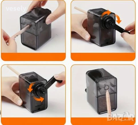 Ръчна острилка за моливи , снимка 4 - Други стоки за дома - 51614588