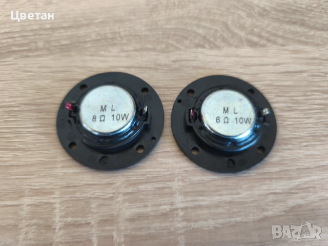 Високочестотни високоговорители 52 мм 8 ома, снимка 2 - Тонколони - 53743739