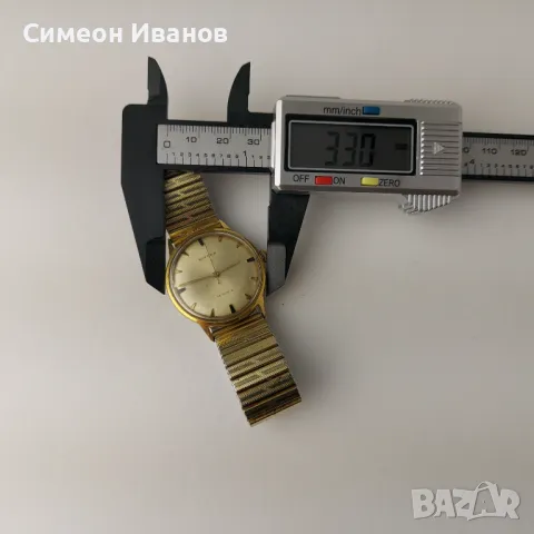  BIFORA 17 Rubis позлатен работещ мъжки ръчен часовник #5454, снимка 7 - Мъжки - 48011345