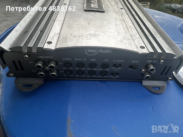 усилвател Mac Audio MPX 4000 (1000W) mac, снимка 3 - Ресийвъри, усилватели, смесителни пултове - 55775765