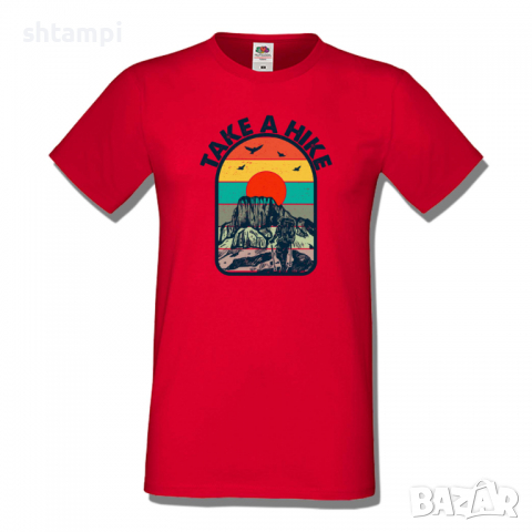 Мъжка тениска,Take A Hike,Къмпинг,Планина,Изненада,Подарък,Поход,Връх,Хижа,, снимка 3 - Тениски - 36352526