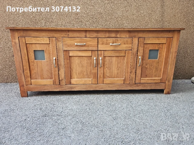 Контрабюфет в стил Рустик ( изцяло от масив), снимка 4 - Бюфети - 50674252