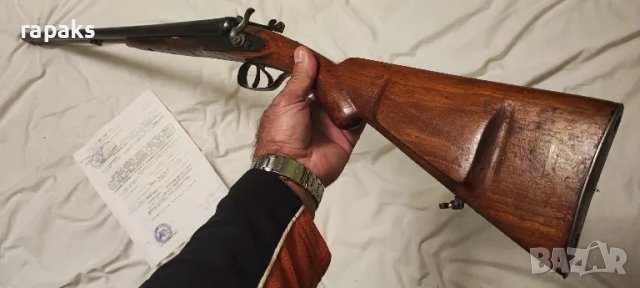 Ловна деактивиран пушка с външни удърници. Обезопасена Тула

