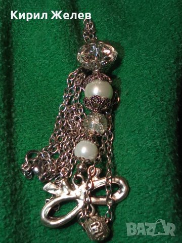 ПОСРЕБРЕН АРТ ДЕКО СТИЛ ВИНТИДЖ МЕДАЛЬОН 9101, снимка 7 - Колиета, медальони, синджири - 35193829