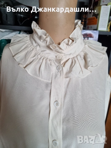 Копринена риза, размер L/XL, снимка 2 - Ризи - 53095209