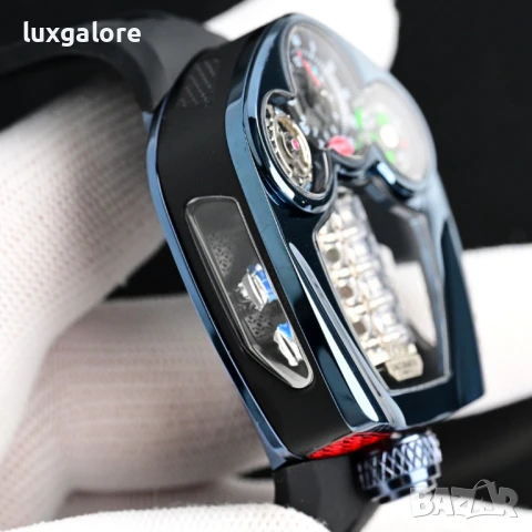 Мъжки часовник Jacob Bugatti Chiron Tourbillon с кварцов механизъм, снимка 3 - Мъжки - 50953784